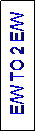 Text Box:  E/W TO 2 E/W