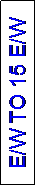 Text Box: E/W TO 15 E/W