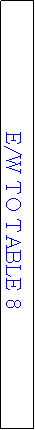 Text Box: E/W TO TABLE 8