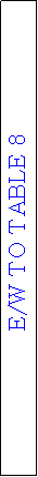 Text Box: E/W TO TABLE 8