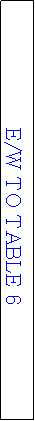 Text Box: E/W TO TABLE 6