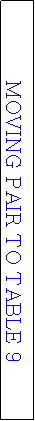 Text Box: MOVING PAIR TO TABLE 9