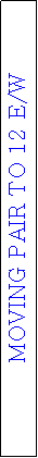 Text Box: MOVING PAIR TO 12 E/W 