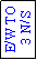 Text Box: E/W TO 3 N/S