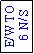 Text Box: E/W TO 6 N/S