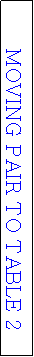Text Box: MOVING PAIR TO TABLE 2