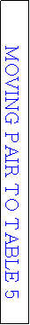 Text Box: MOVING PAIR TO TABLE 5