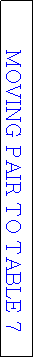 Text Box: MOVING PAIR TO TABLE 7