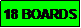 Text Box: 18 BOARDS