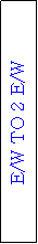 Text Box: E/W TO 2 E/W