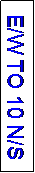Text Box: E/W TO 10 N/S