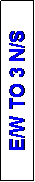 Text Box: E/W TO 3 N/S
