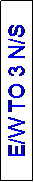 Text Box: E/W TO 3 N/S