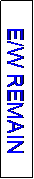 Text Box: E/W REMAIN