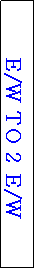 Text Box: E/W TO 2 E/W