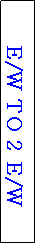 Text Box: E/W TO 2 E/W