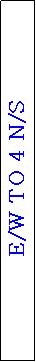Text Box: E/W TO 4 N/S