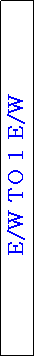 Text Box: E/W TO 1 E/W