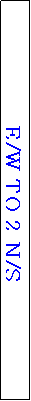 Text Box: E/W TO 2 N/S