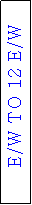 Text Box: E/W TO 12 E/W