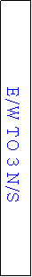 Text Box: E/W TO 3 N/S