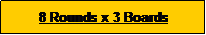 Text Box: 8 Rounds x 3 Boards