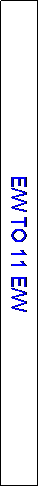 Text Box: E/W TO 11 E/W