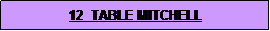 Text Box: 12  TABLE MITCHELL