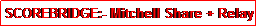 Text Box: SCOREBRIDGE:- Mitchell Share + Relay 