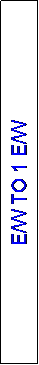Text Box: E/W TO 1 E/W