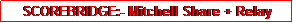 Text Box: SCOREBRIDGE:- Mitchell Share + Relay 