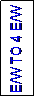 Text Box: E/W TO 4 E/W