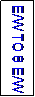 Text Box: E/W TO 8 E/W