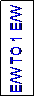 Text Box: E/W TO 1 E/W