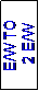 Text Box: E/W TO
 2 E/W