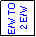 Text Box: E/W TO
 2 E/W