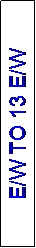 Text Box: E/W TO 13 E/W