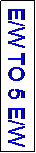 Text Box: E/W TO
 7 E/W