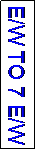 Text Box: E/W TO 7 E/W