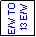 Text Box: E/W TO
 13 E/W