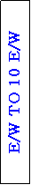 Text Box: E/W TO 10 E/W