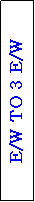 Text Box: E/W TO 3 E/W
