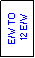 Text Box: E/W TO
 12 E/W