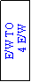 Text Box: E/W TO
 4 E/W