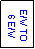 Text Box: E/W TO
 6 E/W