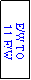Text Box: E/W TO
11 E/W