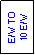 Text Box: E/W TO 
10 E/W