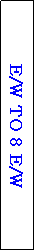 Text Box: E/W TO 8 E/W