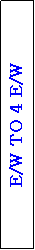 Text Box: E/W TO 4 E/W