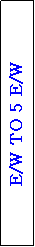 Text Box: E/W TO 5 E/W